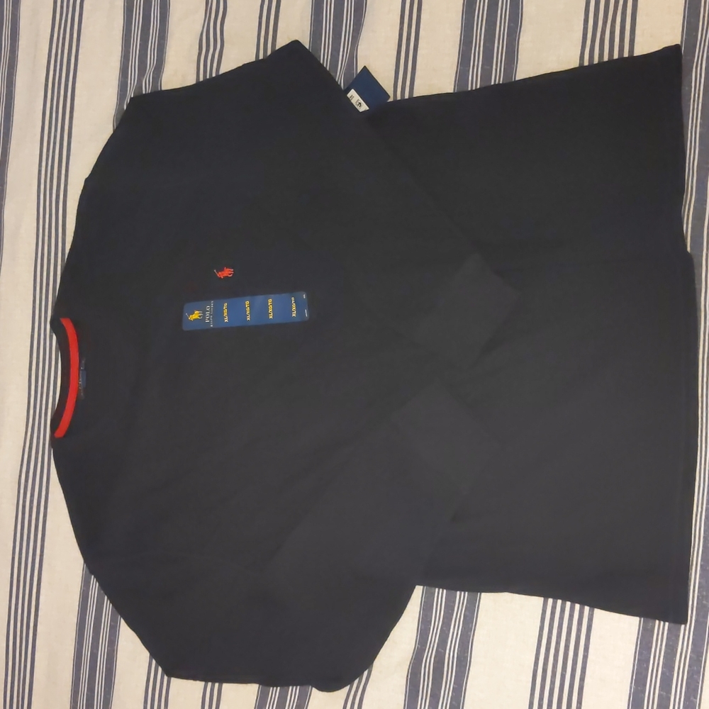 NWT Black Polo Ralph Lauren Thermal Shirt
